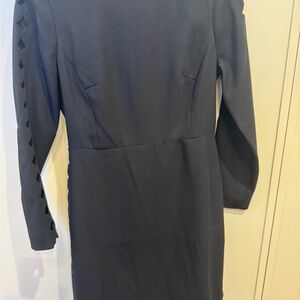 Club Monaco Navy Long Sleeve Dress
